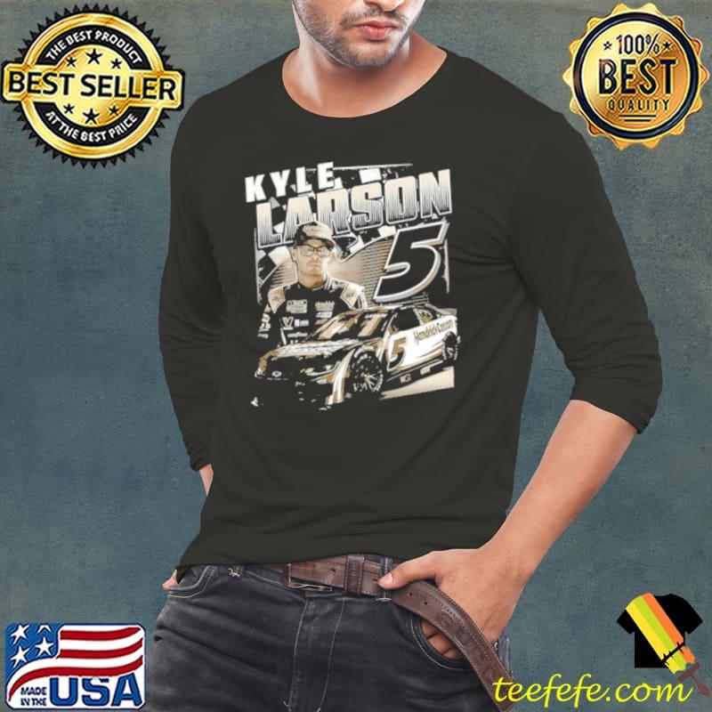 Kyle Larson Hendrick Motorsports Team Collection Black Burnout shirt