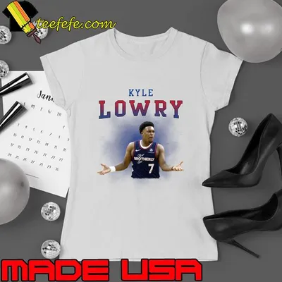 Kyle Lowry American professional basketball player for Philadelphia 76ers T-Shirt