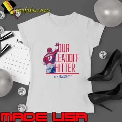 Kyle Schwarber Our Leadoff Hitter Signature T-Shirt