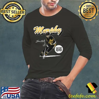 Larry Murphy Signature Pittsburgh Retro Script T-Shirt