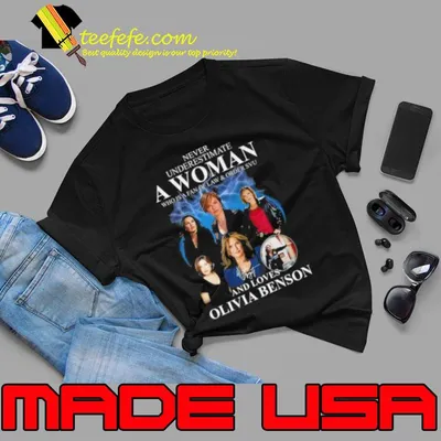 Law & Order SVU Never Underestimate A Woman Who Loves Olivia Benson Signature Shirt