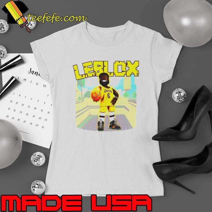 LeBron James Roblox LeBlox funny s Ladies tee LeBron James Roblox LeBlox funny s Ladies tee