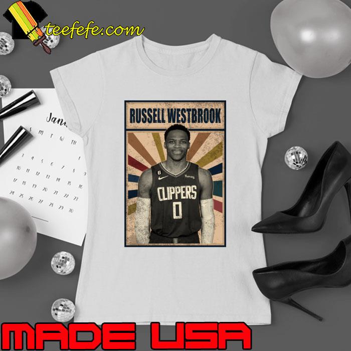 Los Angeles Clippers Russell Westbrook American professional basketball T-Shirt Los Angeles Clippers Russell Westbrook American professional basketball T-Shirt