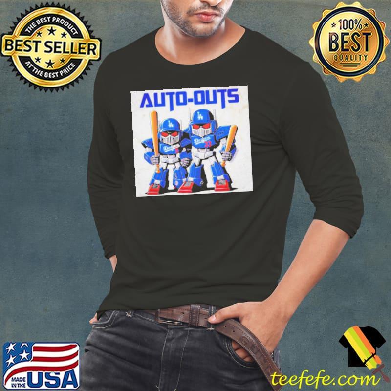 Los Angeles Dodgers baseball auto outs s Long Sleeve Tee Los Angeles Dodgers baseball auto outs s Long Sleeve Tee