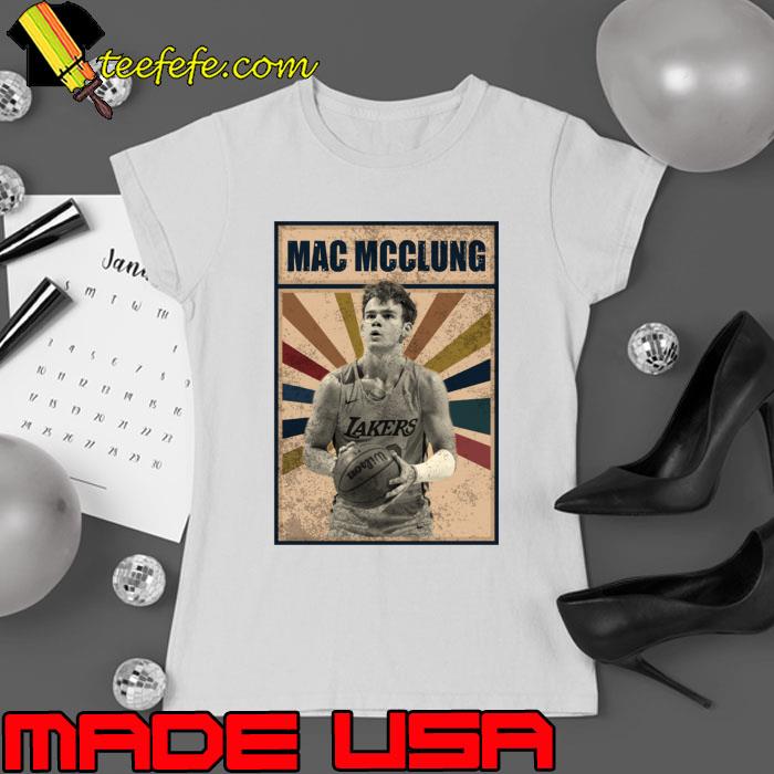 Los Angeles Lakers Mac McClung American professional basketball T-Shirt