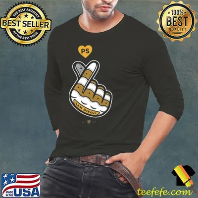 Lucky Duck Foundation San Diego Finger Heart Shirt