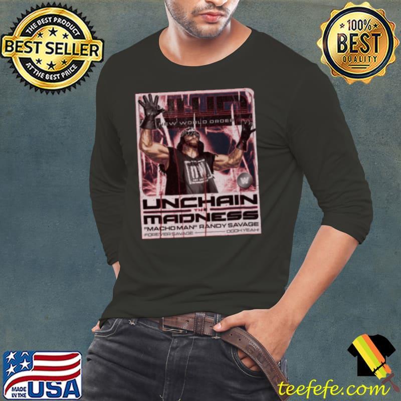 Macho Man nWo Card Shirt Long Sleeve Tee Macho Man nWo Card Shirt Long Sleeve Tee