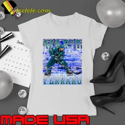 Mario Ferraro Canadian professional ice hockey defenceman San Jose Sharks T-Shirt