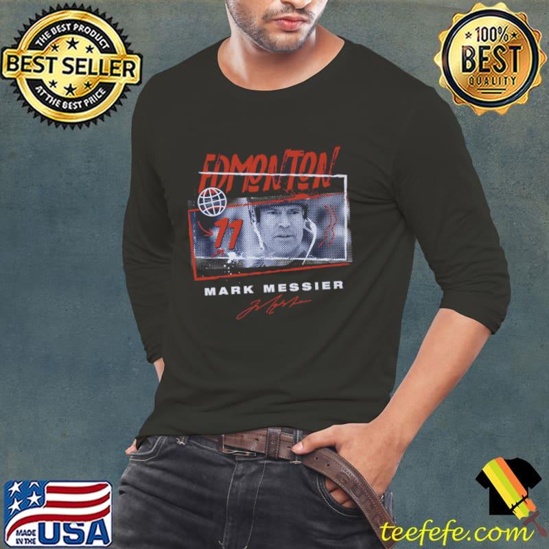 Mark Messier Canadian former professional ice hockey Edmonton Tones T-Shirt Long Sleeve Tee Mark Messier Canadian former professional ice hockey Edmonton Tones T-Shirt Long Sleeve Tee