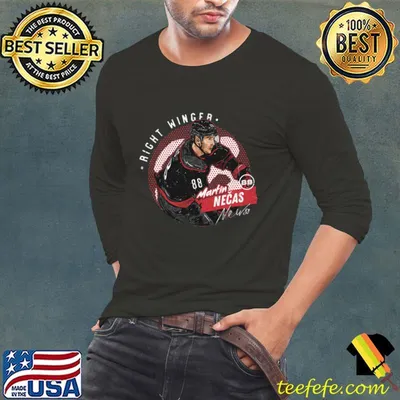 Martin Necas Czech professional ice hockey centre Carolina Dots T-Shirt