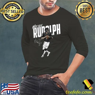Mason Rudolph American football quarterback signature Pittsburgh Chisel T-Shirt