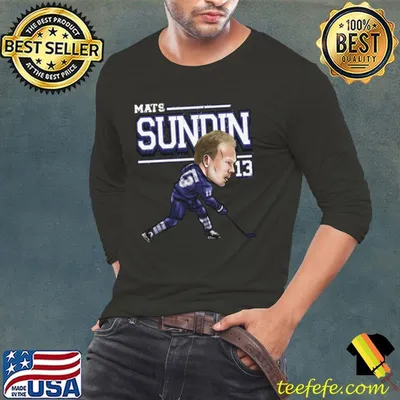 Mats Sundin Swedish former professional ice hockey Toronto Cartoon T-Shirt