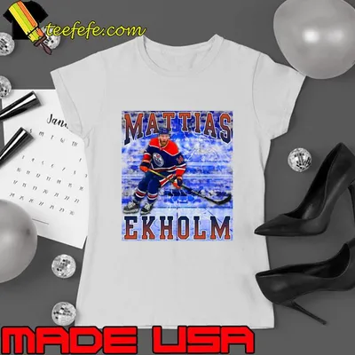 Mattias Ekholm Swedish professional ice hockey defenceman for the Edmonton Oilers T-Shirt