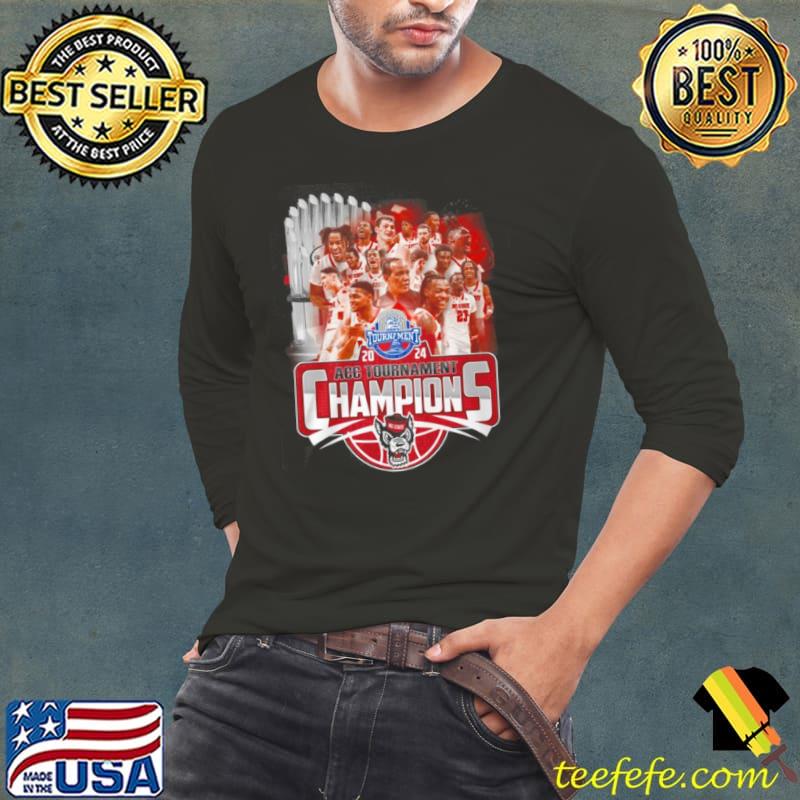 Men’s 2024 ACC Tournament Chamopions NC State Wolfpack Shirt Long Sleeve Tee Men’s 2024 ACC Tournament Chamopions NC State Wolfpack Shirt Long Sleeve Tee