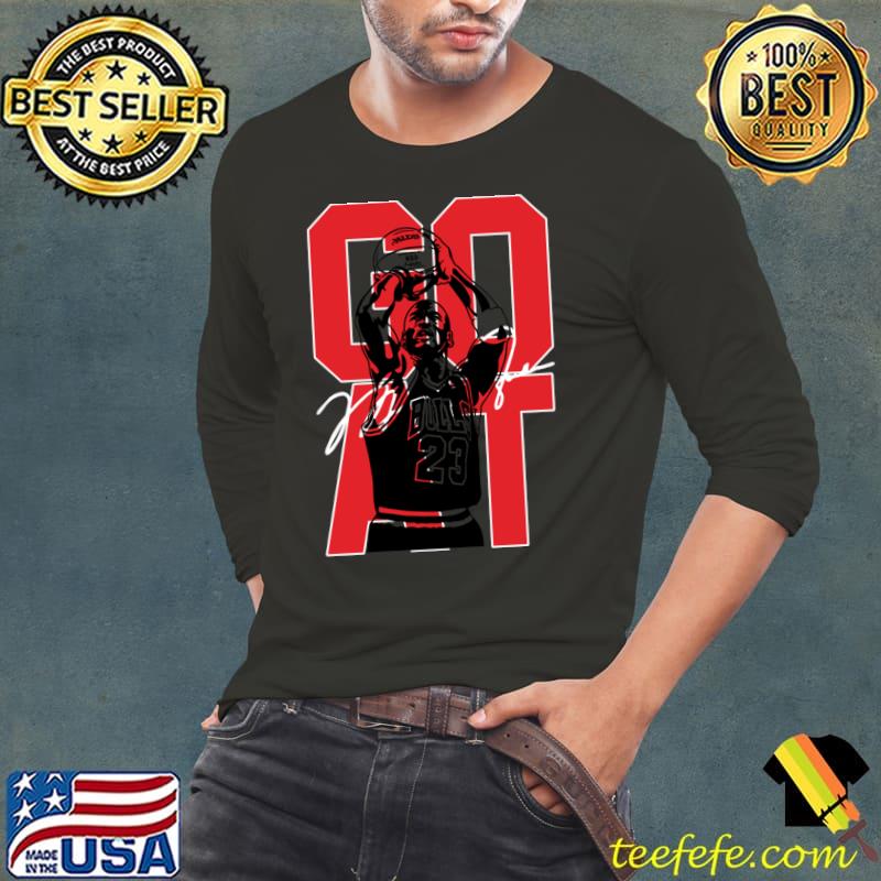 Michael Jordan Signature Goat Bulls 23 American businessman and former T-Shirt Michael Jordan Signature Goat Bulls 23 American businessman and former T-Shirt