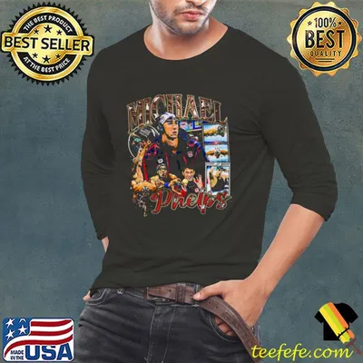 Michael Phelps American former competitive swimmer usa flag T-Shirt