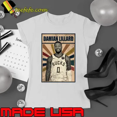 Milwaukee Bucks Damian Lillard American professional basketball player T-Shirt