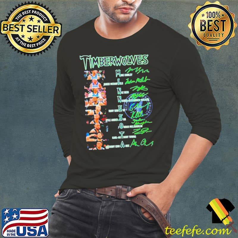 Minnesota Timberwolves Basketball All-Star line up fan shirt