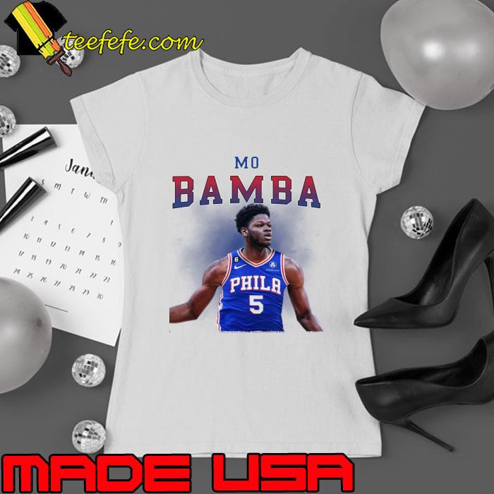 Mo Bamba American-Ivorian professional basketball player for Philadelphia 76ers T-Shirt Mo Bamba American-Ivorian professional basketball player for Philadelphia 76ers T-Shirt