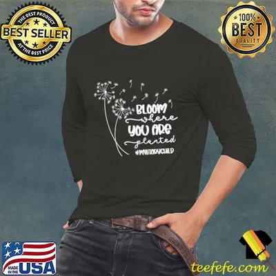 Month Of The Military Child Bloom Where You Are Planted T-Shirt