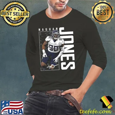 Naquan Jones Tennessee Vertical American football defensive end for Arizona Cardinals T-Shirt