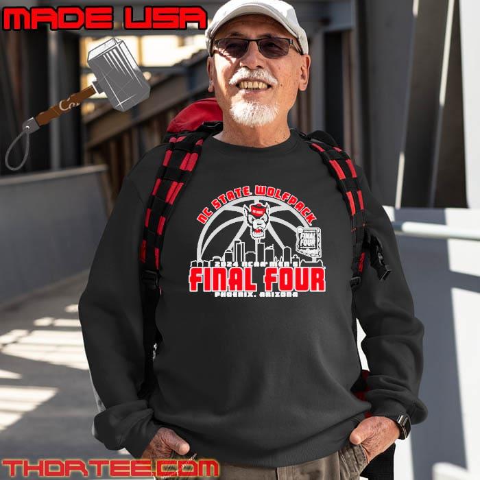 NC State Wolfpack 2024 NCAA Men’s Basketball Final Four skyline s Sweatshirt NC State Wolfpack 2024 NCAA Men’s Basketball Final Four skyline s Sweatshirt
