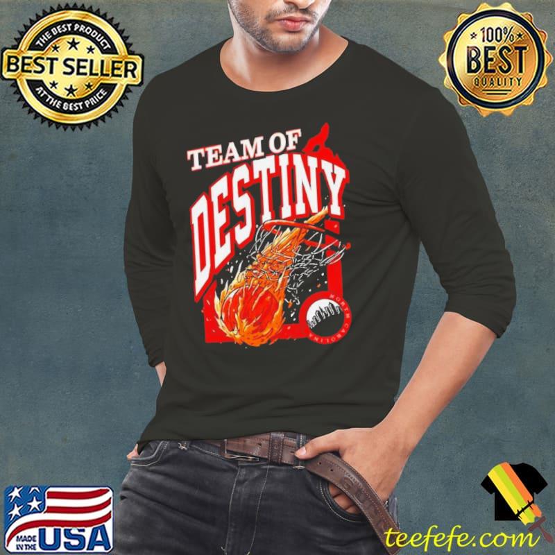 Nc State Wolfpack Basketball Team Of Destiny Nothing But Net Logo Shirt Long Sleeve Tee Nc State Wolfpack Basketball Team Of Destiny Nothing But Net Logo Shirt Long Sleeve Tee