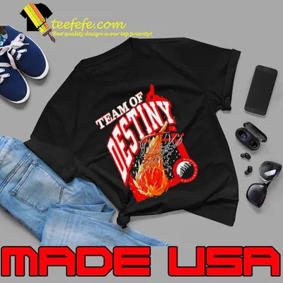 Nc State Wolfpack Basketball Team Of Destiny Nothing But Net Logo Shirt