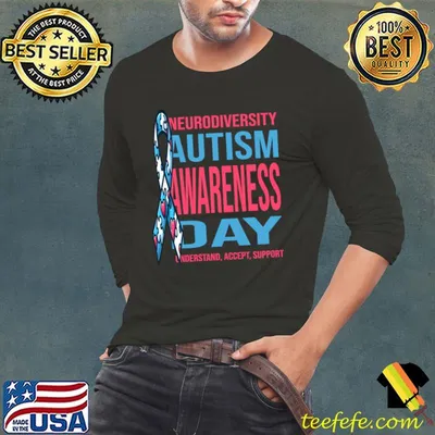 Neurodiversity Autism Awareness Day Embrace Mind Body Balance T-Shirt