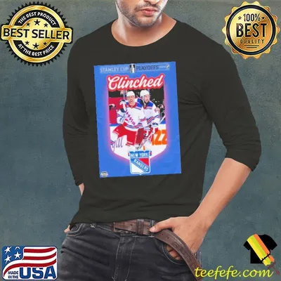 New York Rangers Are The First Team To Clinch A Spot In The Stanley Cup Playoffs 2024 Nhl shirt