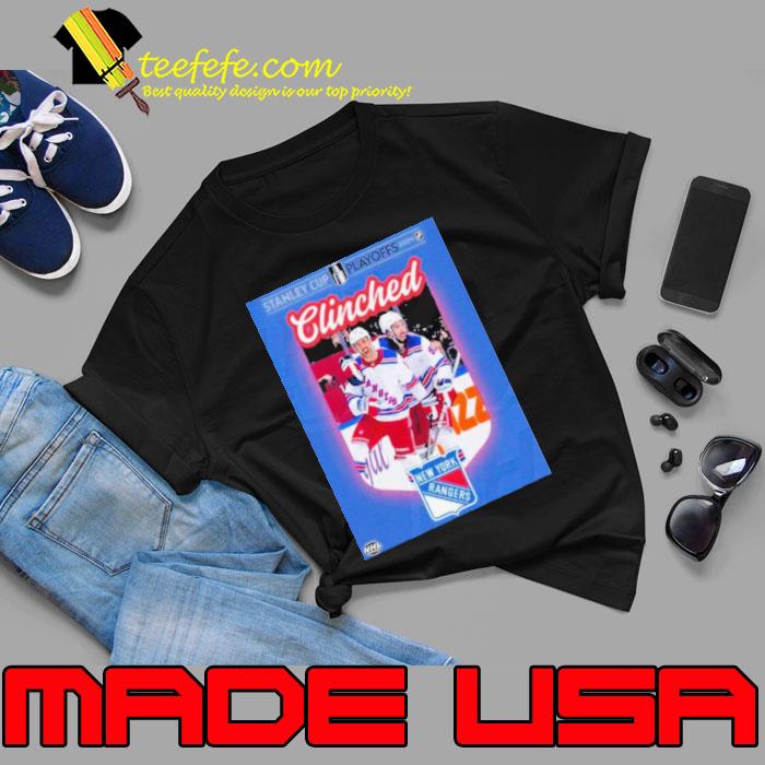 New York Rangers Are The First Team To Clinch A Spot In The Stanley Cup Playoffs 2024 Nhl s Unisex New York Rangers Are The First Team To Clinch A Spot In The Stanley Cup Playoffs 2024 Nhl s Unisex