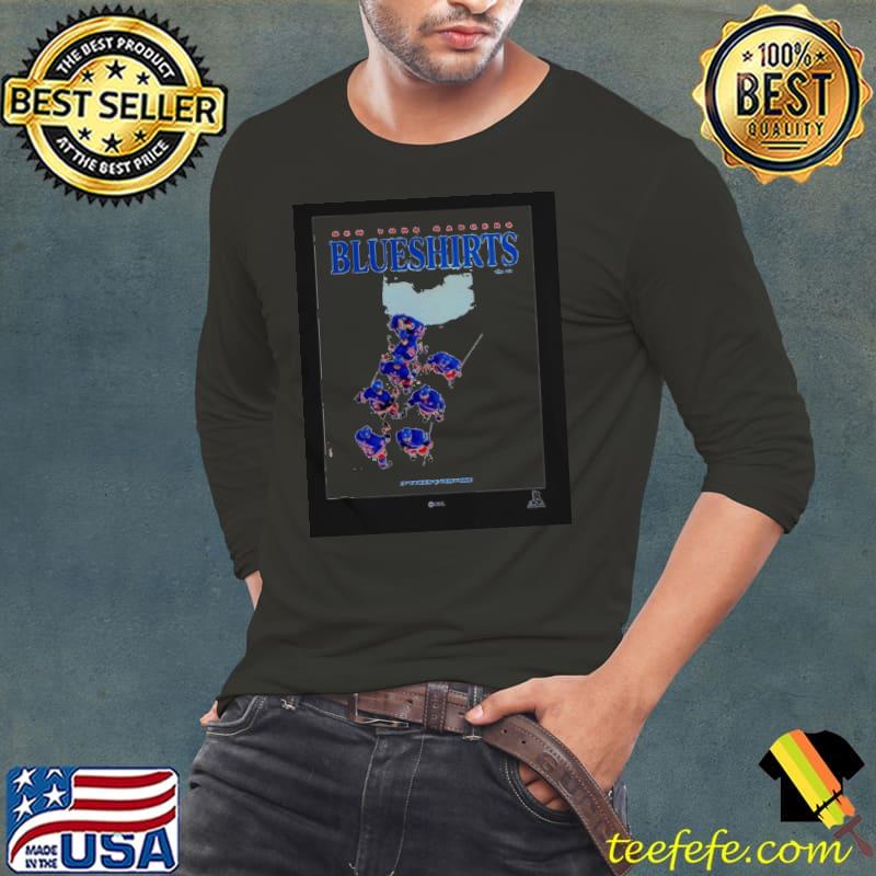New York Rangers Blueshirts it takes everyone Overhead Magazine shirt