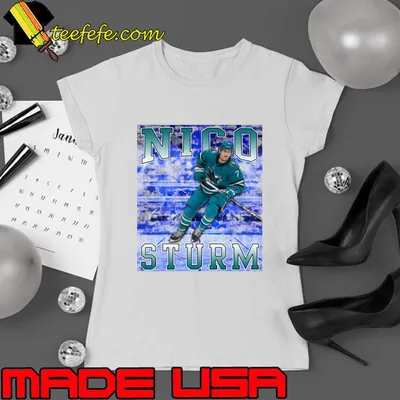 Nico Sturm German professional ice hockey forward for the San Jose Sharks T-Shirt