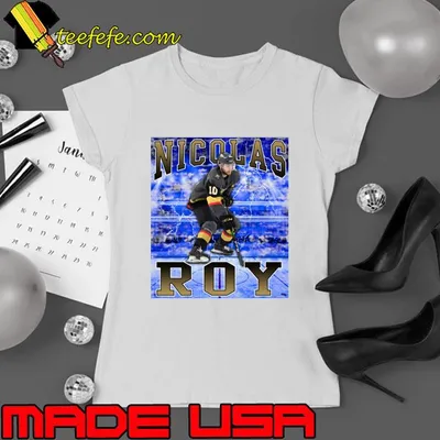 Nicolas Roy Canadian professional ice hockey centre for the Vegas Golden Knights T-Shirt