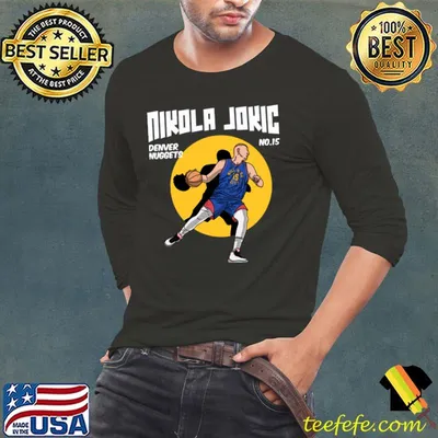 Nikola Jokic Comic Style Serbian professional basketball player T-Shirt