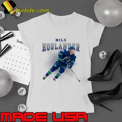 Nils Hoglander Swedish professional ice hockey left winger for the Vancouver Canucks T-Shirt