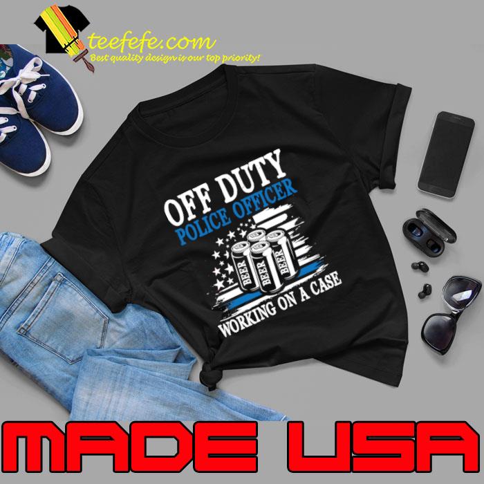 Off Duty Police Officer Working on a Case T-Shirt Unisex Off Duty Police Officer Working on a Case T-Shirt Unisex