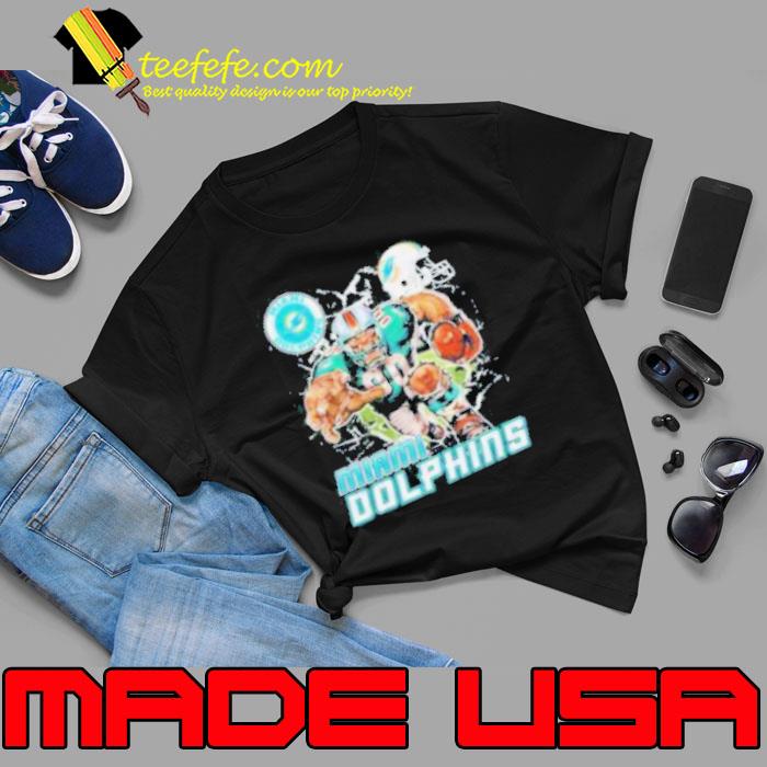 Official Mascot Breaking Through Wall Miami Dolphins Vintage s Unisex Official Mascot Breaking Through Wall Miami Dolphins Vintage s Unisex