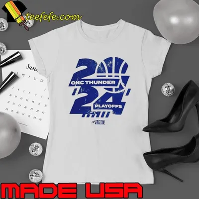 Oklahoma City Thunder 2024 NBA Playoff shirt