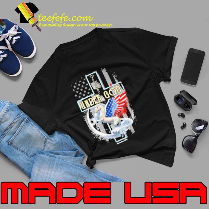 One Nation Under God Horse American Flag s Unisex One Nation Under God Horse American Flag s Unisex