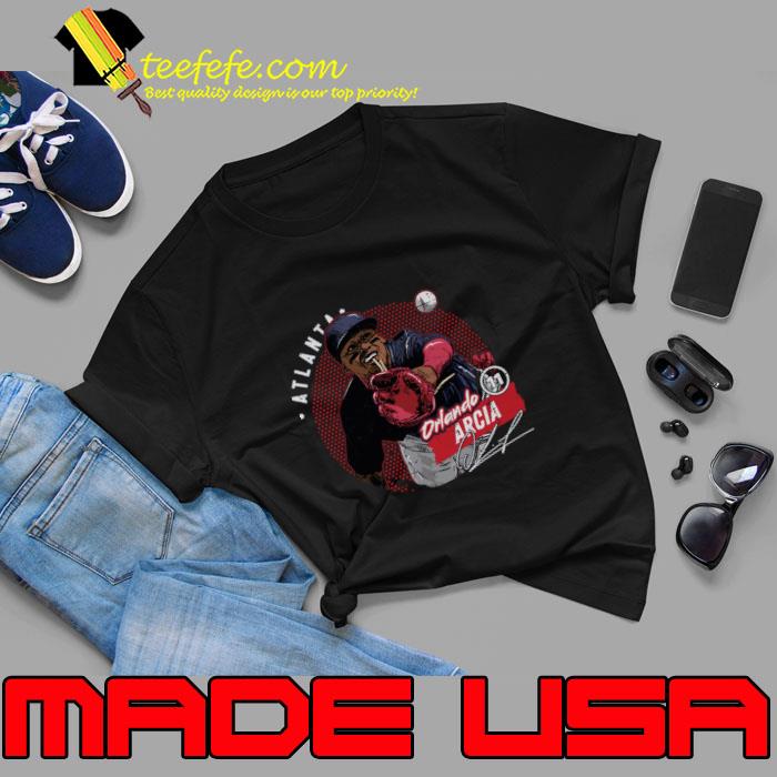Orlando Arcia Venezuelan professional baseball shortstop Atlanta Dots T-Shirt Unisex Orlando Arcia Venezuelan professional baseball shortstop Atlanta Dots T-Shirt Unisex