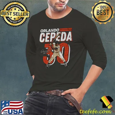 Orlando Cepeda Puerto Rican former first baseman San Francisco Dash T-Shirt