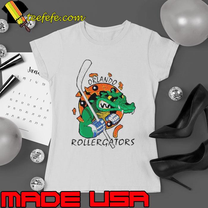 Orlando Rollergators Inline hockey retro s Ladies tee Orlando Rollergators Inline hockey retro s Ladies tee