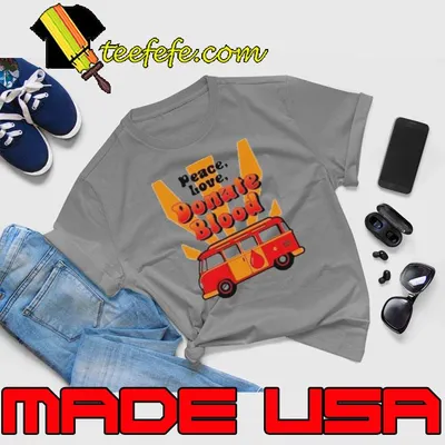 Peace donate blood shirt
