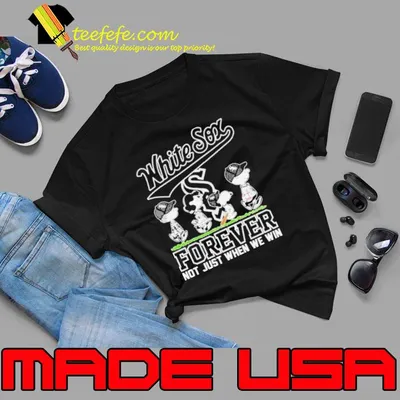 Peanuts Characters Abbey Road Chicago White Sox Forever Not Just When We Win Shirt