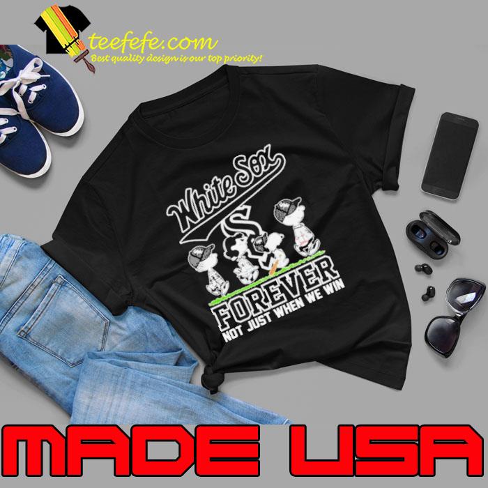 Peanuts Characters Abbey Road Chicago White Sox Forever Not Just When We Win Shirt Peanuts Characters Abbey Road Chicago White Sox Forever Not Just When We Win Shirt