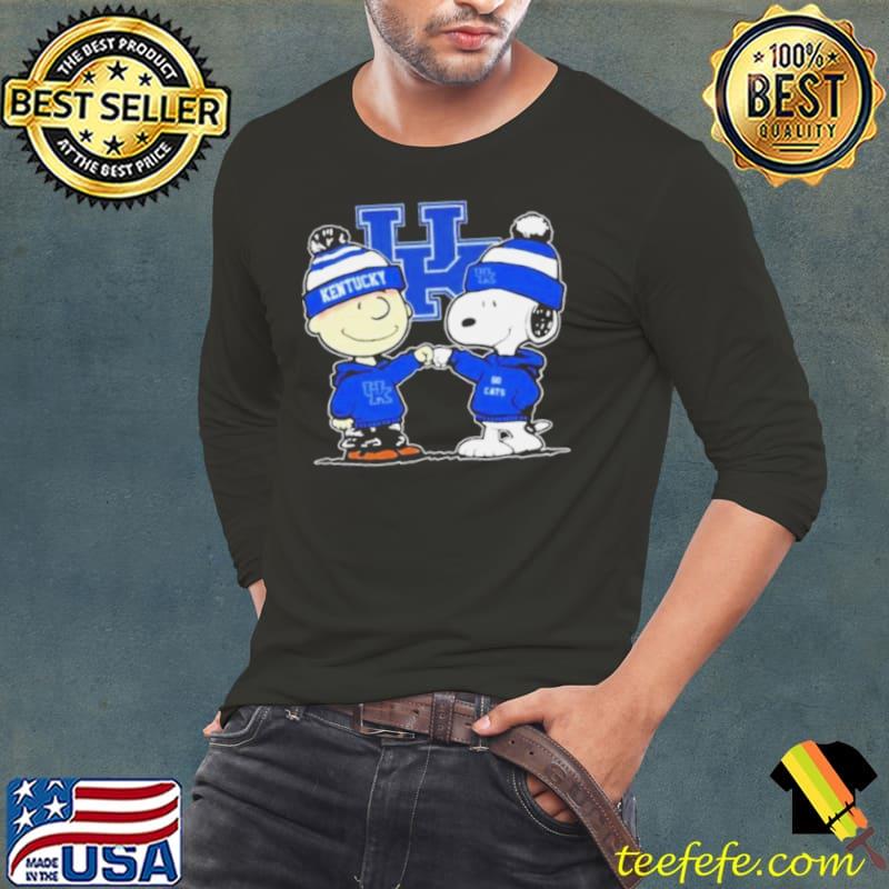 Peanuts Snoopy And Charlie Brown Friends Kentucky Wildcats s Long Sleeve Tee Peanuts Snoopy And Charlie Brown Friends Kentucky Wildcats s Long Sleeve Tee