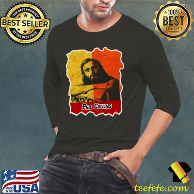 Phil Collins drummer and later became the lead singer of the rock band T-Shirt