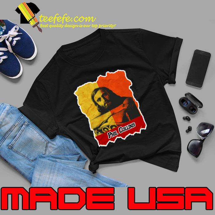 Phil Collins drummer and later became the lead singer of the rock band T-Shirt Unisex Phil Collins drummer and later became the lead singer of the rock band T-Shirt Unisex