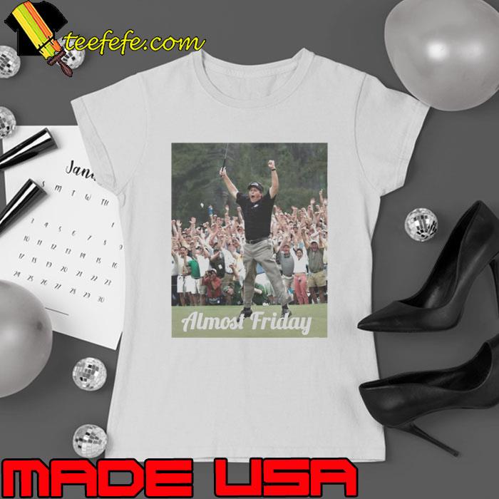 Phil Mickelson celebration almost friday shirt